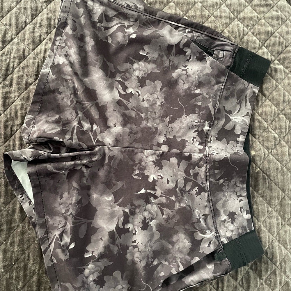 Athleta Black and Gray Athletic Shorts